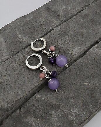 Kolczyki Lilac, RayOfArt