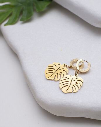 Kolczyki 'Monstera' , mdesign