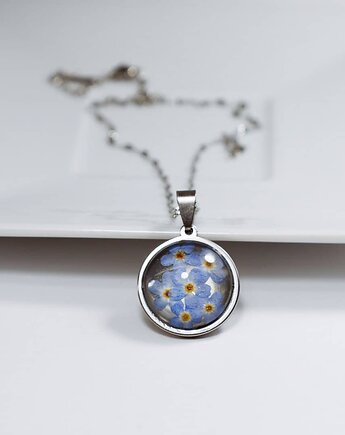 Naszyjnik z kwiatami niezapominajki, Lovely Jewellery
