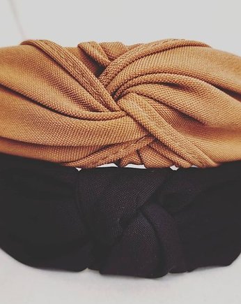 Opaska turban camel & black, Czaki Bransoletki