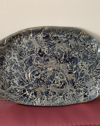 Ceramiczna patera SILVERY na świece, pachamama ceramics