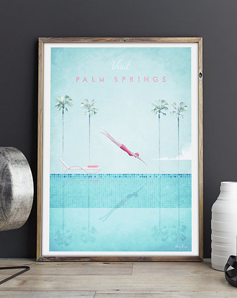 Palm Springs - vintage plakat 50x70 cm, minimalmill
