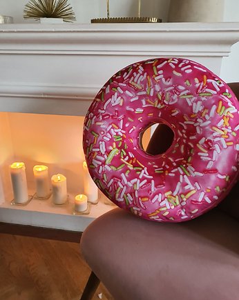 Poduszka  pączek Donut Truskawkowa Merry, Twoja Poducha