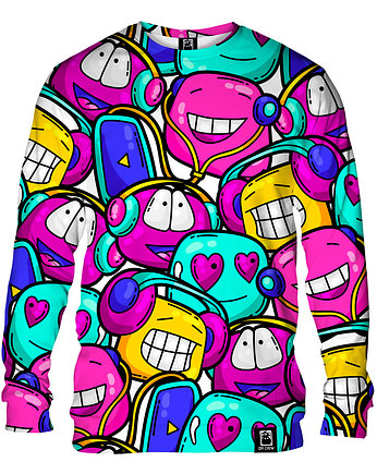 Bluza Bez Kaptura Męska DR.CROW Cartoon Funny, DrCrow