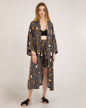 Kimono długie w oryginalny wzór, f.ADD