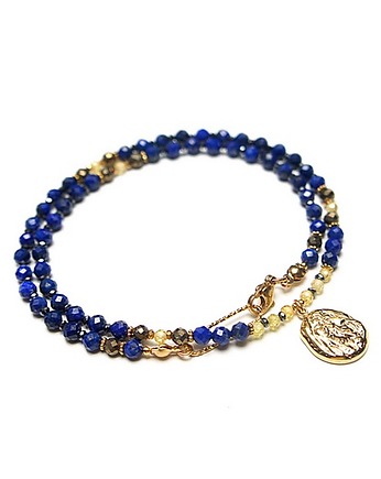 Lapis lazuli  vol. 13 /choker/ - Szlachetna kolekcja, KiKa pracownia