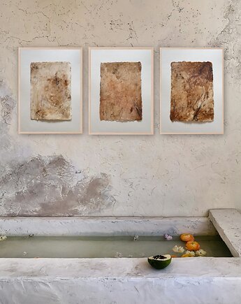 3 x obrazek abstrakcja WABI SABI, do wyboru, naniby