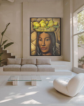 La india - Alfredo Ramos Martinez - obraz na płótnie lub plakat, Dekoracje PATKA Patrycja Kita