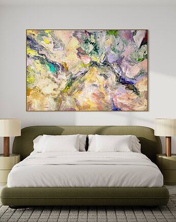 Obraz abstrakcyjny 115x160 cm, Dorota Ferens