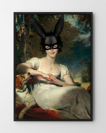 Plakat Black Bunny v2 - różne formaty, HOG STUDIO