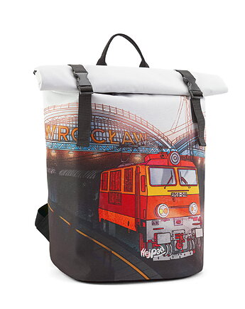 WROCŁAW GŁÓWNY Plecak wodoodporny Roll Top, Hejpack