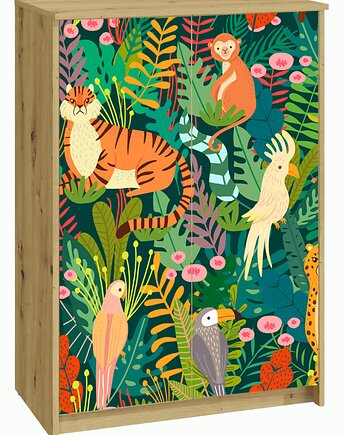 Komoda/szafka boho do pokoju dziecięcego JUNGLE BOHO, Wióry i Światło