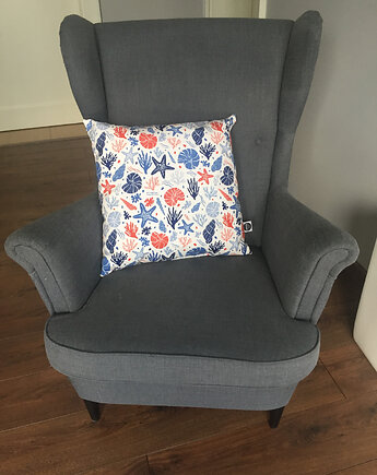 Poduszka dekoracyjna VELVET Morska, Nukko Design