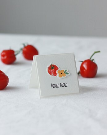 Pomidory. Winietki, papierkarnia