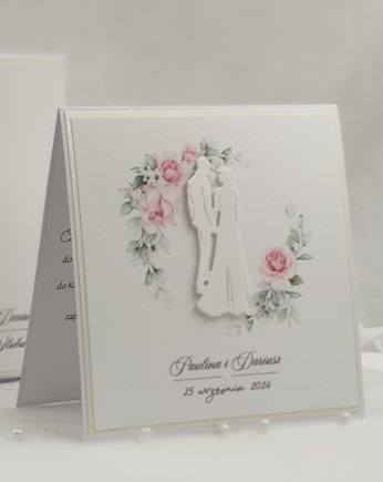 Kartka na ślub z pudełkiem i kopertą, WP 26A, Anna Art and Crafts
