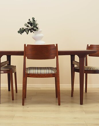 Stół tekowy, duński design, lata 70, projektant: Johannes Andersen, Przetwory design