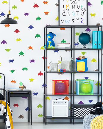 Szablon malarski wielokrotny / SPACE INVADERS, Szablony Nakleo