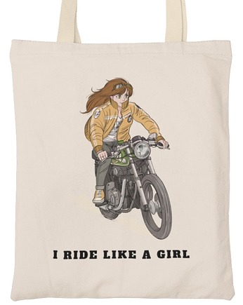 Torba dla motocyklisty dziewczyna motor, EvienArt