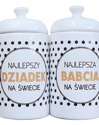 Zestaw pojemników dla babci i dziadka do kuchni, Sowia Aleja