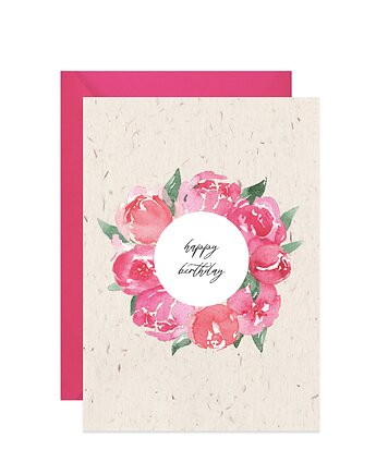 Kartka urodzinowa Happy birthday, Paperwords