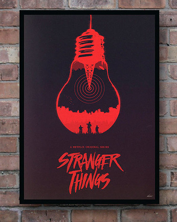 Plakat Stranger Things, minimalmill