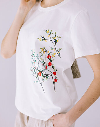 T-shirt  FLOW - Citrus White, Pracownia FIO