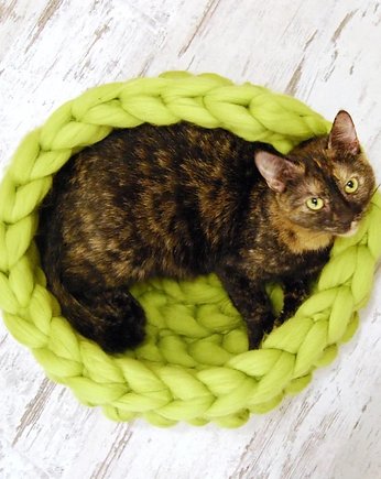 Legowisko dla kota, łóżko dla kota, meble dla kota, kocyk dla kota, Złośliwy Lis