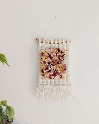 Mini makrama z wełną, BohoHome