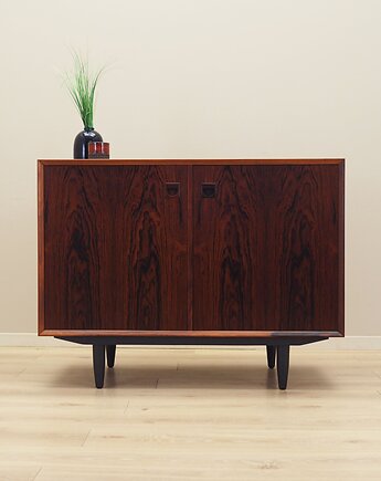 Szafka palisandrowa, duński design, lata 70, produkcja: Brouer, Przetwory design