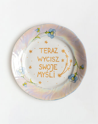 Talerz na ścianę - wycisz myśli, EMPE artstudio