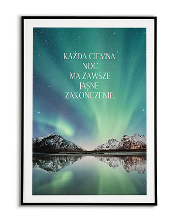Plakat Krajobraz-Plakat nocy-Plakat motywacyjny, Bajkowe Obrazki