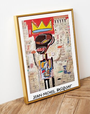PLAKAT Basquiat street art graffiti poster sztuka uliczna 80, black dot studio