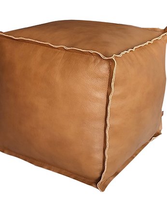 Pufa CUBE leather, REprojektownia