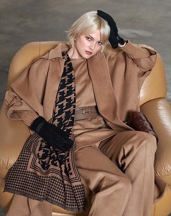 Rękawiczki damskie z ozdobnym zapięciem rozmiar M, ALLORA BE UNIQUE