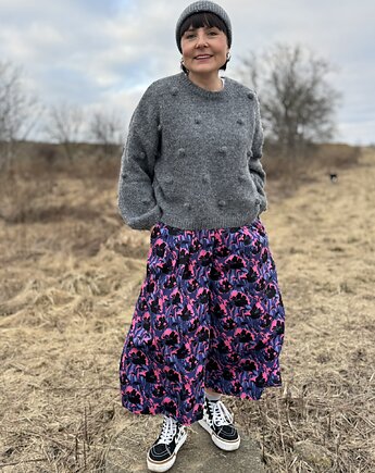 Wiskozowe kuloty w kwiaty, Glucka