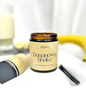 Świeca Sojowa Bananowy Shake 180 ml, Yosa Candle