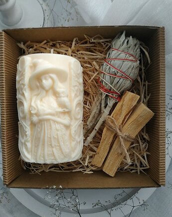 Zestaw świeca i kadzidła, Narcissus Candle