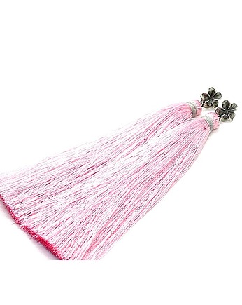 Orchid / boho/ pink vol. 3 - kolczyki, Katia i krokodyl