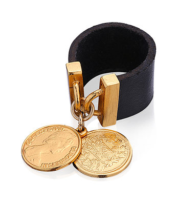 Pierścionek Royal Coin Ring in Gold, OSOBY - Prezent dla Dziewczyny