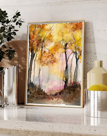 Las. Plakat, Malgorzata Domanska