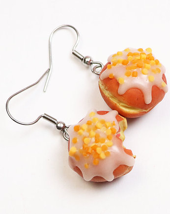 Kolczyki na karnawał tłusty czwartek pączki, Lemon Lovely