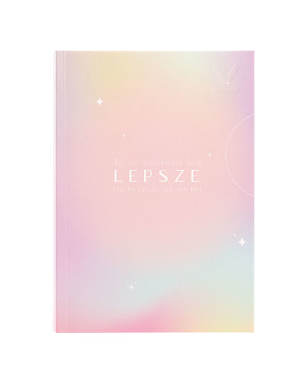 NOTES GRADIENT LEPSZE  OPRAWA SZYTO - KLEJONA  A5  200 stron, Coverlover