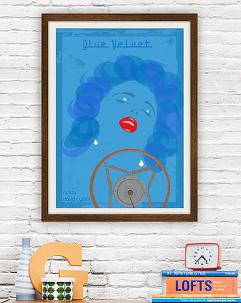 Blue Velvet - David Lynch - plakat 50x70 cm, minimalmill