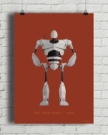 Plakat Stalowy Gigant , minimalmill