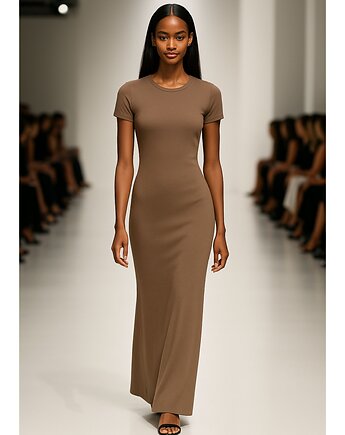 Sukienka  cappuccino  YY300038, YULIYA BABICH