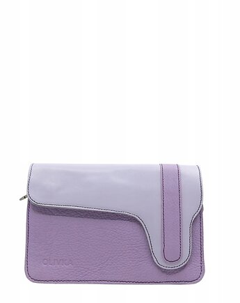 Torebka listonoszka damska skórzana regulowany odpinany pasek eko OLIVKA, Olivka Warsaw