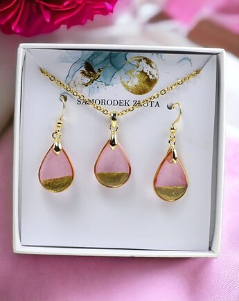 Zestaw malowane łezki Barbie samorodek złota, Lovely Jewellery