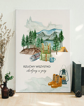 Plakat / Obraz na płotnie - Góry, Pankmat
