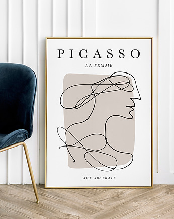 Plakat Picasso Kobieta, OSOBY - Prezent dla kolegi