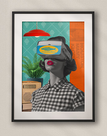 Plakat Szwedzki Sklep Meblowy - Retro Kolaż, DAPIDOKA